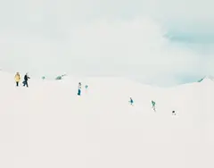 Walter Niedermayr, Kitzsteinhorn III, 1997, 2 C-Prints. Diptychon