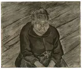 Otto Pankok, Tomasa vor dem Fußboden