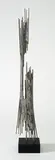 Brigitte Matschinsky-Denninghoff, Form in Zinn Nr. 43, 1959, Messing und Zinn, auf Schiefersockel montiert. Höhe (ohne Sockel): 56,3 cm (22 ⅛ in.)