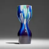 Tokuda Yasokichi III, Flower vase, yosai-glazed porcelain