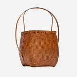 Jin Morigami, Untitled (Flower Basket), bamboo, enameled steel
