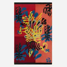 Mimosa carpet by Henri Matisse, 1951, hand-woven wool, sold Jul 2026
