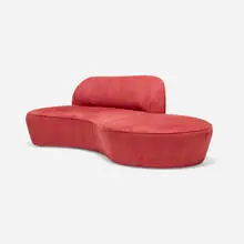 Vladimir Kagan, Zoe sofa, c. 2005, microsuede upholstery