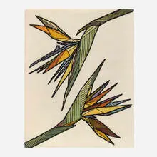 Allison Kunath, Paradise Spectrum carpet, c. 2020, hand-knotted wool and silk