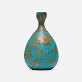 Morino Hiroaki Taimei, Unran Kabin (Cloud-Blue vase), glazed stoneware