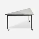 Rei Kawakubo, Table for Comme des Garçons, c. 1985, granite, enameled iron, casters
