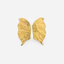 Claude Lalanne, Papillon earclips, 1975, gilt silver