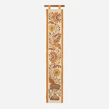 Evelyn Ackerman, Hummingbird Alight tapestry, 1961, hand-hooked wool and nylon