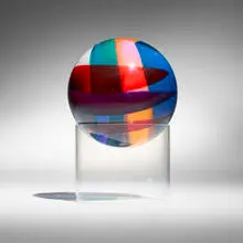 Vasa Mihich, Untitled (#S218), 1989, laminated acrylic