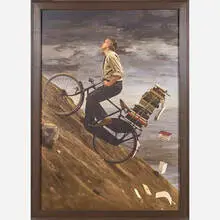 Teun Hocks, Untitled (Man on Bicycle), The Netherlands