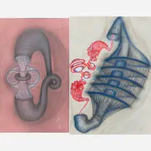 Untitled, 1996 and Untitled by John Newman, sold May 2019