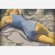 Lucian Bernhard, Nap on the Beach
