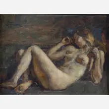 Nikol Schattenstein, Untitled (Reclining Figure)
