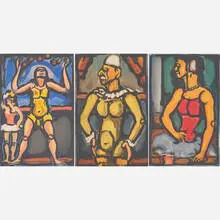 Georges Rouault, Le Jongleur, Triste Os, and Douce Amère from Cirque de l'Étoile Filante
