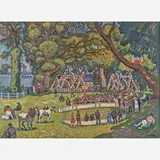 Henri de Saint-Delis, Untitled (Circus in the Park)