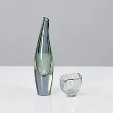 bowl by Tapio Wirkkala, 1957, glass, sold Oct 2001