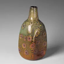 Giulio Radi, vase, c. 1952, internally decorated glass