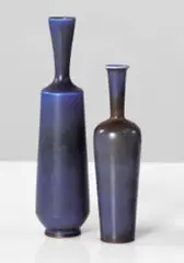 studio vase by Berndt Friberg, porcelain, sold Oct 2001
