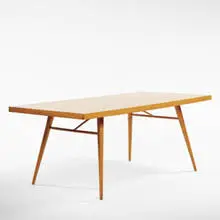 Paul McCobb, dining table, 1950s, birch
