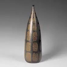 vase by Clyde Burt, c. 1960, stoneware, sold Oct 2001