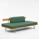 George Nelson, daybed, 1949, birch, zinc, wool