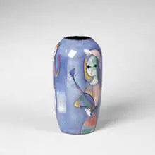 vase by Polia Pillin, 1950s, ceramic, sold Oct 2001