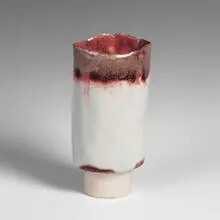 vase by Ruth Duckworth, glazed porcelain, sold Oct 2001