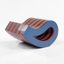 J. McCarthy, Orange Flip, 1970, polyester and acrylic lacquer