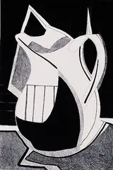 The Pitcher, First State by Ralston Crawford, 1954, lithograph, sold Oct 2001
