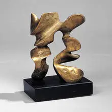 Henry C. Lande, Dancing Clouds, 1973, bronze