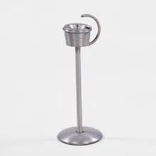 smoke stand by Warren McArthur, 1930s, aluminum, sold Oct 2001