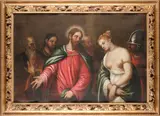 called il Tintoretto Jacopo Robusti, Christ with Mary Magdalene, oil on canvas