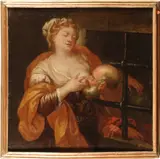 Roman charity by Italian School, oil on canvas, offered Jun 2019