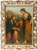 Lavinia Fontana, Rebecca at the well, oil on canvas