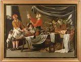Frans Snyders, Preparing for the feast, oil on canvas