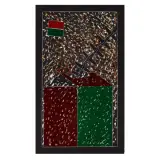Franco Angeli, Untitled 1987-88, mixed media on canvas