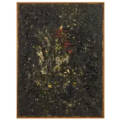 Vasco Bendini, Utopie 1957, oil on canvas