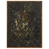 Vasco Bendini, Utopie 1957, oil on canvas