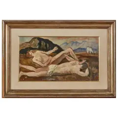 Felice Carena, Untitled c.1932, oil on board