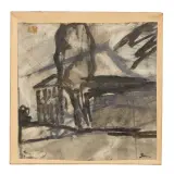 Untitled by Mario Sironi, Paesaggio con albero, offered Sep 2026