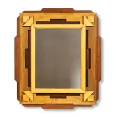 Giacomo Balla, Untitled, Wooden frame and mirror (brevetto n.
