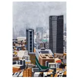 Marie Laure Van Hissenhove, City 2009, acrylic on canvas