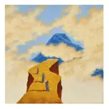 Nicola Perucca, Un rito 2003, oil on canvas