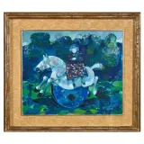 Antonio Possenti, Untitled, oil on board