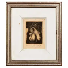 Ernst Fuchs, Hexenbocht, etching