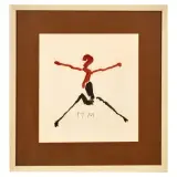 Marino Marini, Lettera X 1974, lithograph