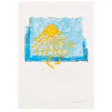 Mario Schifano, Untitled, Sun polymateric silkscreen