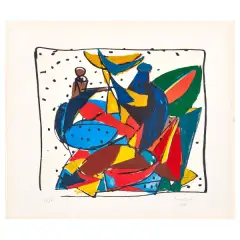 Primo Conti, Untitled 1987, lithograph