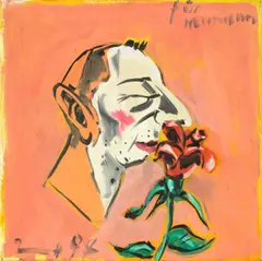 Ohne Titel by Jörg Immendorff, 1994, Acryl auf Leinwand, sold Jun 2015