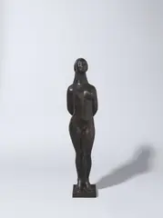 Edwin Scharff, Pandora, 1951, Bronze mit schwarzer Patina